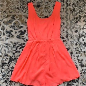 Neon pink romper